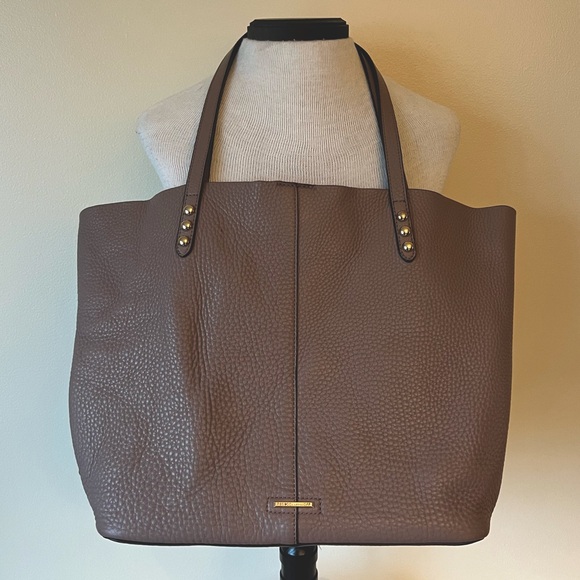 Rebecca Minkoff Studded Leather Tote Bag w/Dusty Lilac - Picture 6 of 17